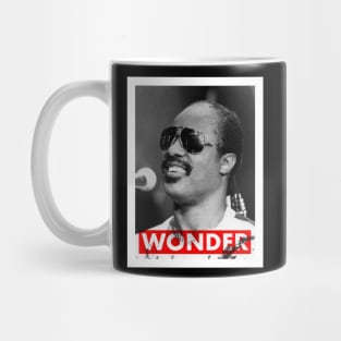 Stevie Wonder Riso Style Print Mug